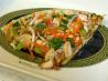 Spicy Thai Chicken Pizza With Peanut Sauce. Recipe by trishypie
