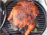 A Whole Chicken on the Grill. Photo by crazycookinmama