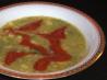 Asparagus and Yukon Gold Potato Soup With Roasted Tomatoes (Spar. Recipe by Kumquat the Cat's friend