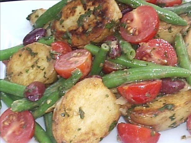 Grilled Baby New Potato Salad With French Green Beans and Mint (. Photo by Fairy Nuff