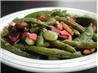 Mixed Beans With Bacon and Almonds