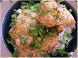 Spicy Thai Curry Chicken Encrusted With Peanuts