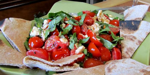 Baked Cherry Tomatoes and Feta. Photo by Rita~