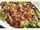 Asparagus With Gorgonzola Sauce. Photo by KmartKlutz