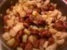 Potato and Sausage in Gravy