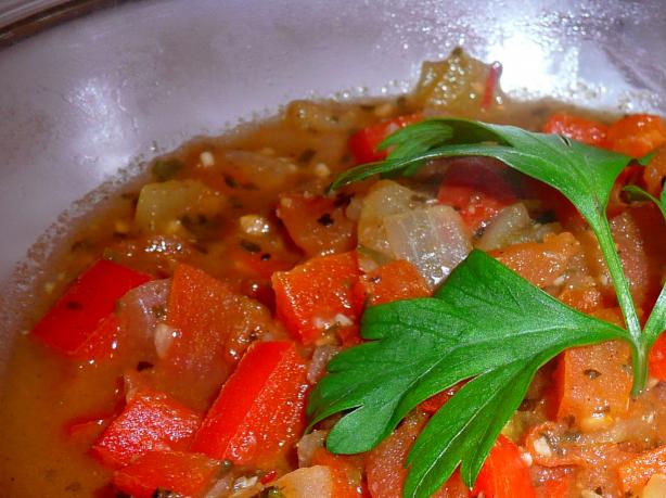 Spaghetti With Herb Sauce. Photo by KristinV