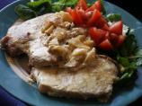Pork Chops and Apples in Mustard Sauce