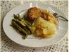 Pork Chops and Apples in Mustard Sauce