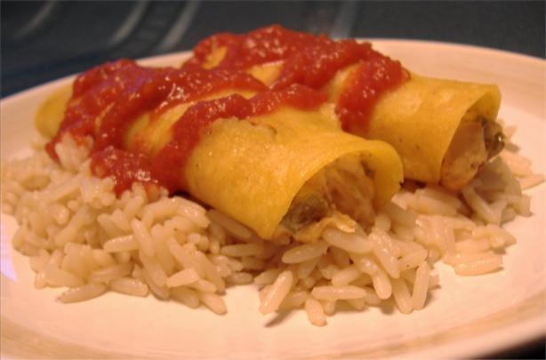 Cheese and Pepper Enchiladas. Photo by Deb's Recipes