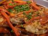 Chicken and Peppers in Balsamic Vinegar Glaze. Recipe by vivmom