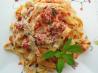 Fettuccini With Spicy Tomato Cream Sauce. Recipe by Tarbean