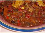 South American Bean and Sweet Potato Bake