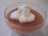 Norwegian Rhubarb Pudding. Photo by Deantini