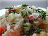 Sour Cream Potato Salad - Kartoffelsalat Med Surfl&oslash;de