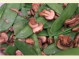 Snow Peas with Mushrooms