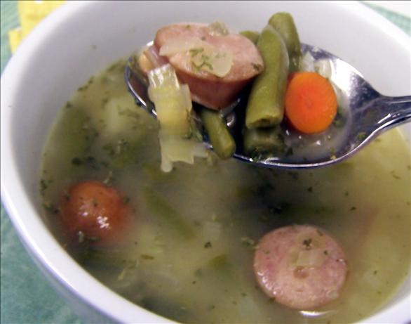German Bean and Sausage Soup. Photo by PaulaG