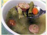 German Bean and Sausage Soup