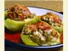 Parmesan Beef Stuffed Bell Peppers