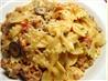 Italian Sausage, Tomato, and Cream With Bow Ties