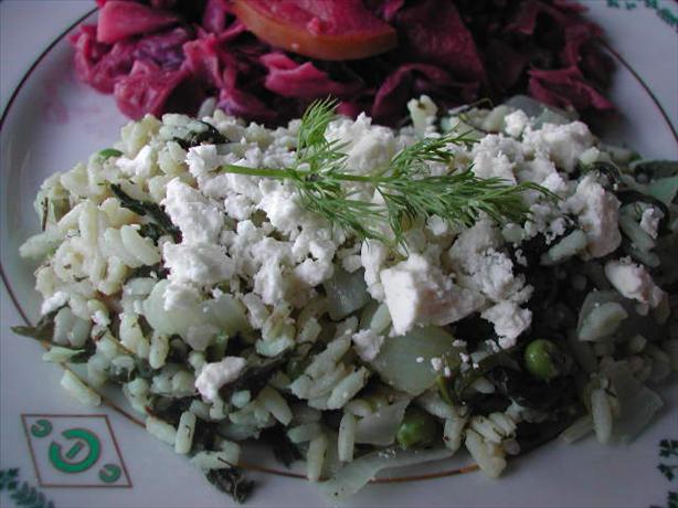 Greek Rice Pilaf. Photo by Kumquat the Cat's friend