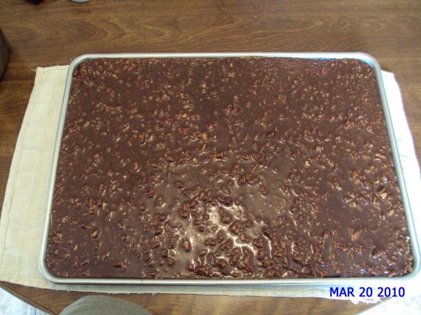 Texas Sheet Cake. Photo by Chef Moy #1210845