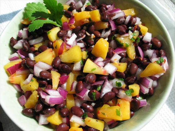 Black Beans and Peaches. Photo by flower7