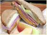 Cheddar  -  Apple & Ham Sandwich
