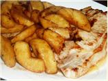 Grilled Pork Chops With Vanilla-Scented Apples