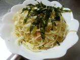 Tarako Spaghetti (Salted Cod Fish Roe Pesto With Pasta)