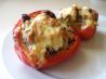 Ground Beef Stuffed Green Bell Peppers With Cheese
