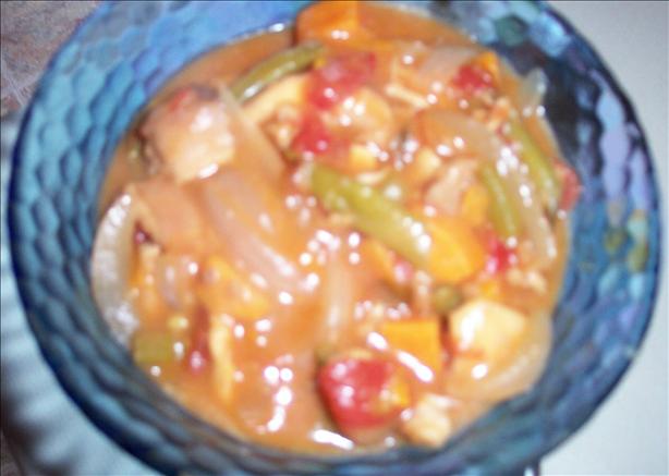 Chicken and Sweet Potato Stew. Photo by Baby Kato