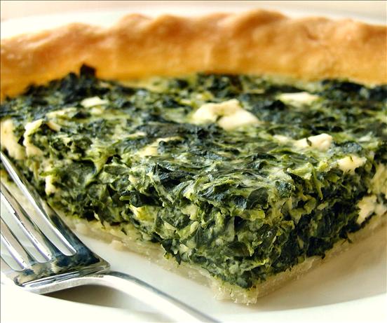 Greek Spinach Quiche. Photo by GaylaJ