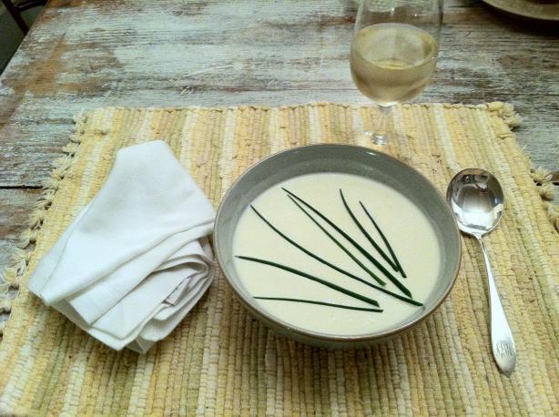 Anthony Bourdain's Les Halles Vichyssoise. Photo by LydiaWilder