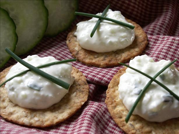 Ms. Jenny Benedict's Famous Cucumber Spread. Photo by Cookin'Diva