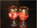 Strawberries in White Wine