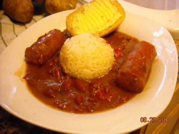 Red Beans and Rice. Photo by Lady Amazon
