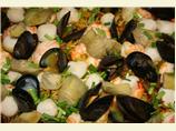 Paella-Style Shellfish Pasta