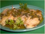 Broiled Fish With Buttery Caper Sauce