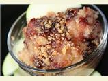 Danish Applesauce Breadcrumb Pudding