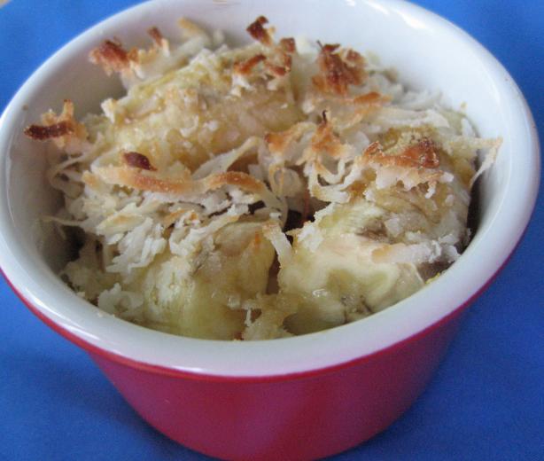 African Banana Coconut Bake. Photo by Brenda.