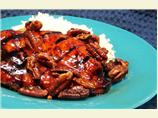 Maple & Orange Chicken With Peppered Pecans