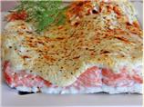 Low Fat Creamy Baked Salmon