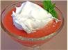 Champagne Infused Strawberry Soup