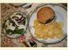 Danish Burgers W/  Herb Caper Sauce and a Mod Salad