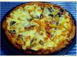 Homemade Pizza With Mild Tomato Sauce
