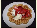 Simple Pleasure Waffle / Waffles and Ice Cream !!!