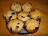 Rhubarb Blueberry Muffins