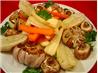 Sunday Dinner Veggies on a Baking Stone