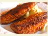 Mackerel With Orange & Harissa Glaze. Recipe by Summerwine