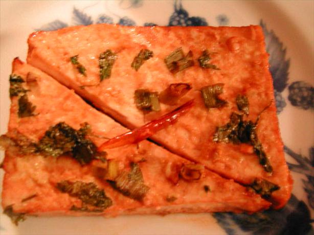 Spicy Orange Tofu. Photo by Kumquat the Cat's friend